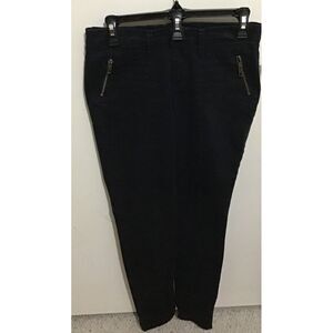 Metaphor‎ Women's Black Pants With Zipper Pockets Size 8